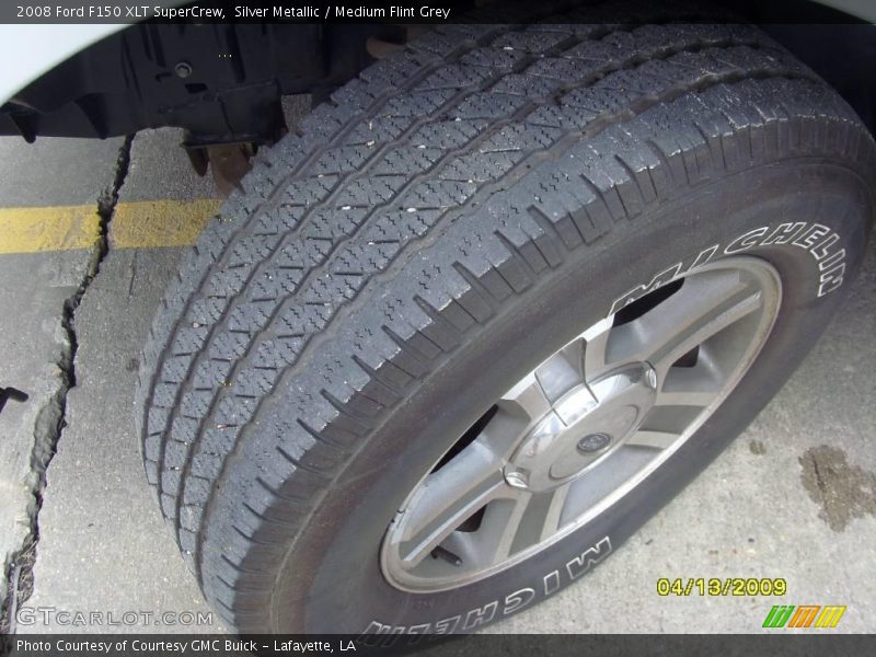 Silver Metallic / Medium Flint Grey 2008 Ford F150 XLT SuperCrew