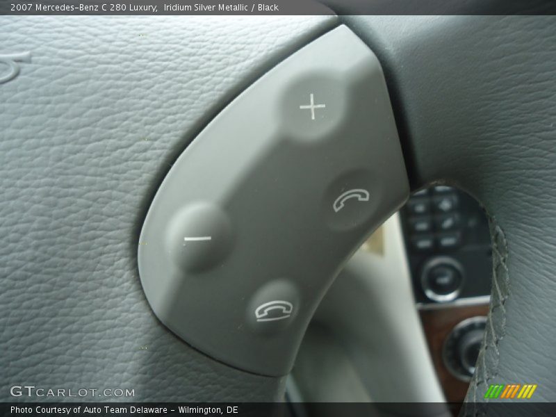 Iridium Silver Metallic / Black 2007 Mercedes-Benz C 280 Luxury