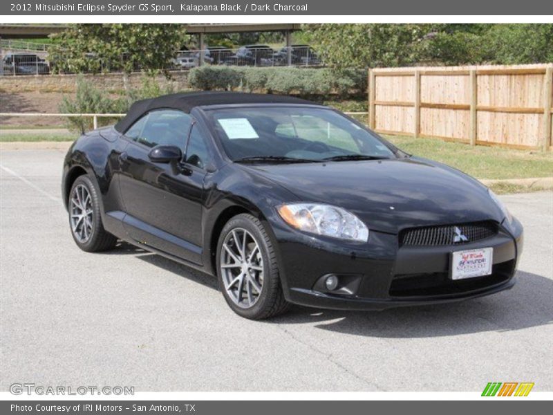 Kalapana Black / Dark Charcoal 2012 Mitsubishi Eclipse Spyder GS Sport