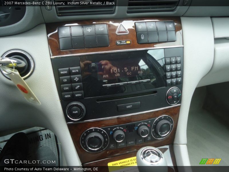 Iridium Silver Metallic / Black 2007 Mercedes-Benz C 280 Luxury