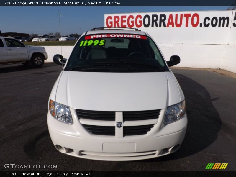 Stone White / Medium Slate Gray 2006 Dodge Grand Caravan SXT
