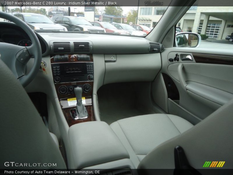 Iridium Silver Metallic / Black 2007 Mercedes-Benz C 280 Luxury
