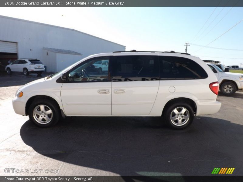 Stone White / Medium Slate Gray 2006 Dodge Grand Caravan SXT