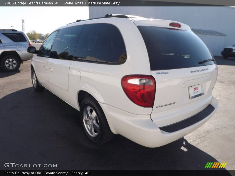 Stone White / Medium Slate Gray 2006 Dodge Grand Caravan SXT