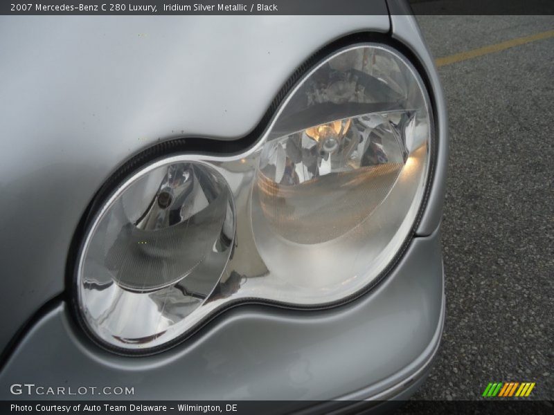 Iridium Silver Metallic / Black 2007 Mercedes-Benz C 280 Luxury