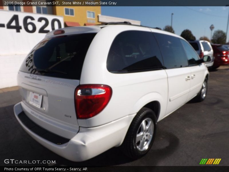 Stone White / Medium Slate Gray 2006 Dodge Grand Caravan SXT