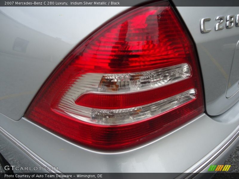 Iridium Silver Metallic / Black 2007 Mercedes-Benz C 280 Luxury