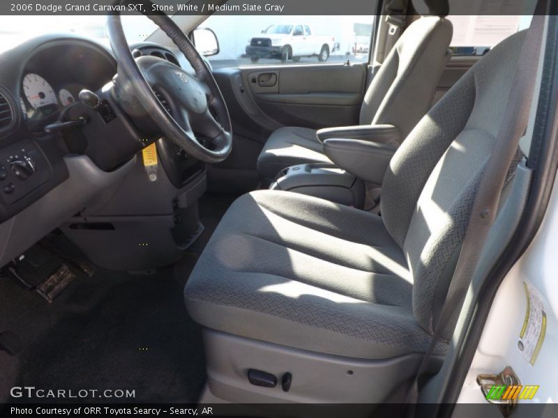 Stone White / Medium Slate Gray 2006 Dodge Grand Caravan SXT