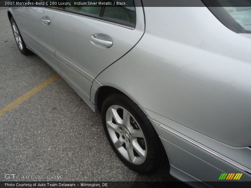 Iridium Silver Metallic / Black 2007 Mercedes-Benz C 280 Luxury