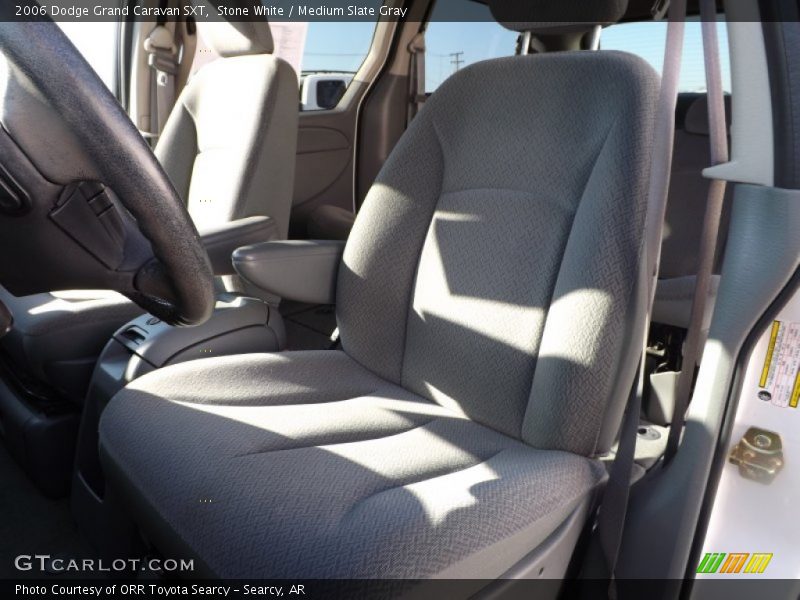 Stone White / Medium Slate Gray 2006 Dodge Grand Caravan SXT