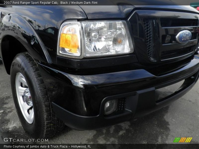 Black / Medium Dark Flint 2007 Ford Ranger Sport Regular Cab