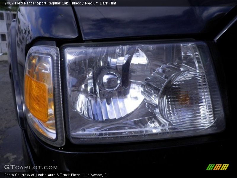 Black / Medium Dark Flint 2007 Ford Ranger Sport Regular Cab
