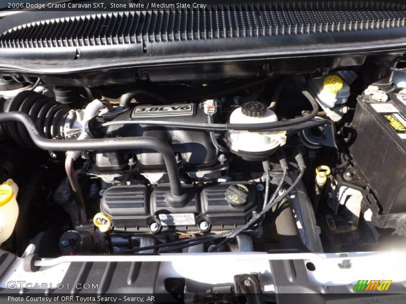 Stone White / Medium Slate Gray 2006 Dodge Grand Caravan SXT