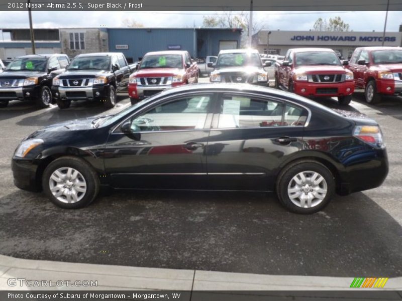 Super Black / Frost 2012 Nissan Altima 2.5 S