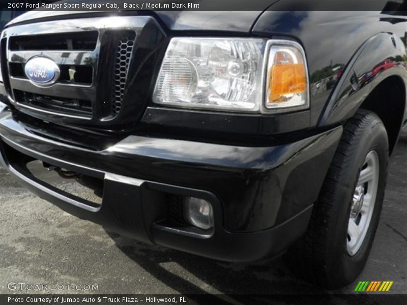 Black / Medium Dark Flint 2007 Ford Ranger Sport Regular Cab
