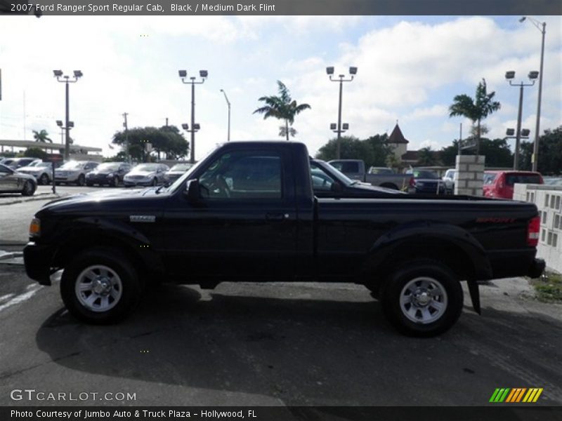 Black / Medium Dark Flint 2007 Ford Ranger Sport Regular Cab
