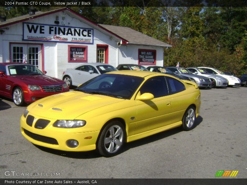 Yellow Jacket / Black 2004 Pontiac GTO Coupe