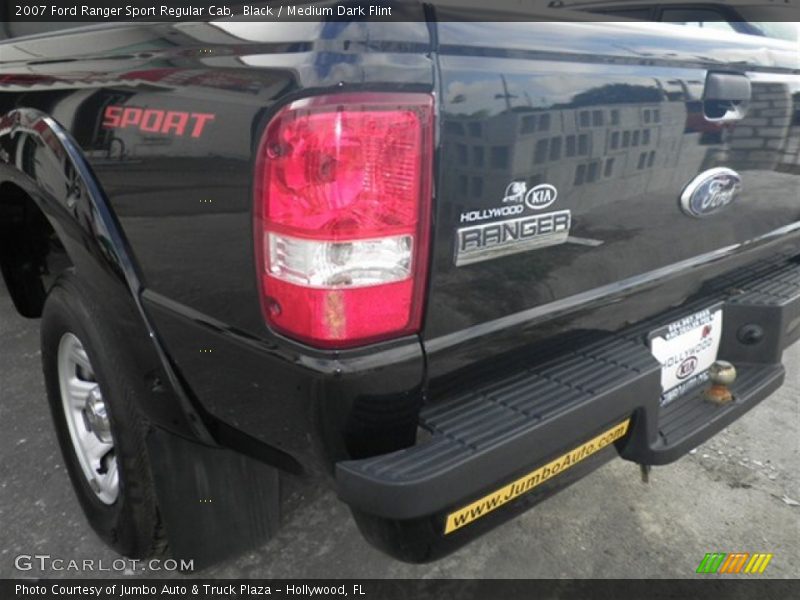 Black / Medium Dark Flint 2007 Ford Ranger Sport Regular Cab