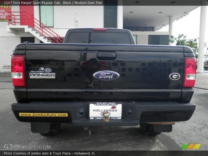 Black / Medium Dark Flint 2007 Ford Ranger Sport Regular Cab