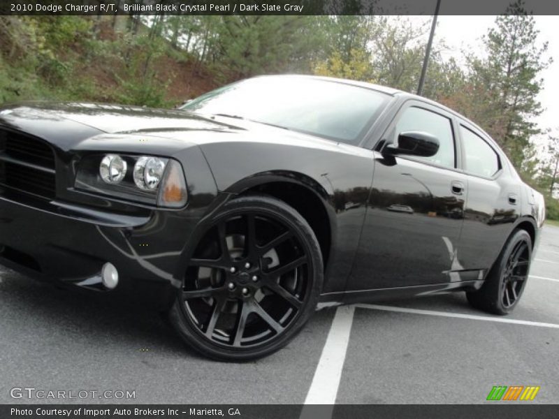 Brilliant Black Crystal Pearl / Dark Slate Gray 2010 Dodge Charger R/T