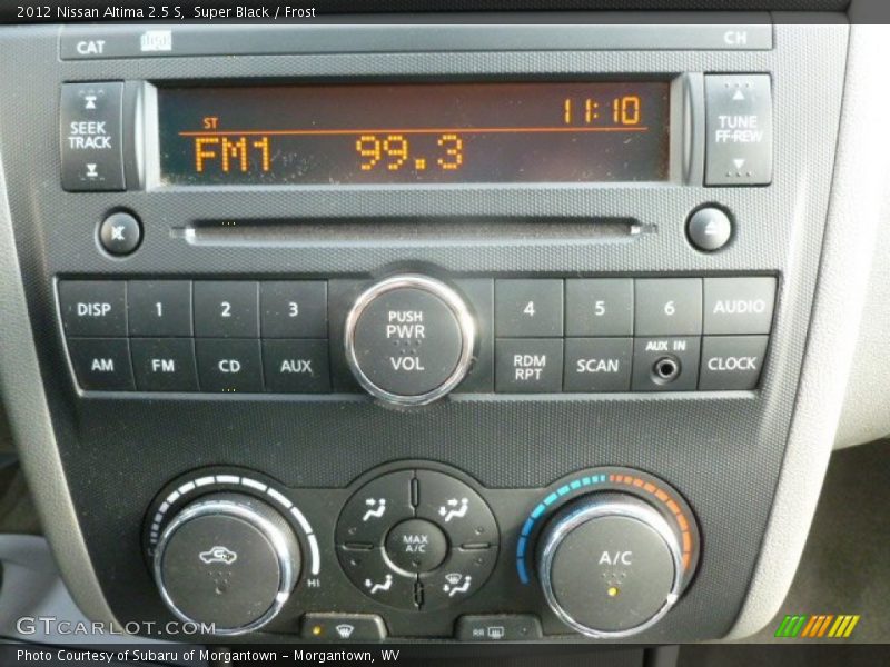 Super Black / Frost 2012 Nissan Altima 2.5 S