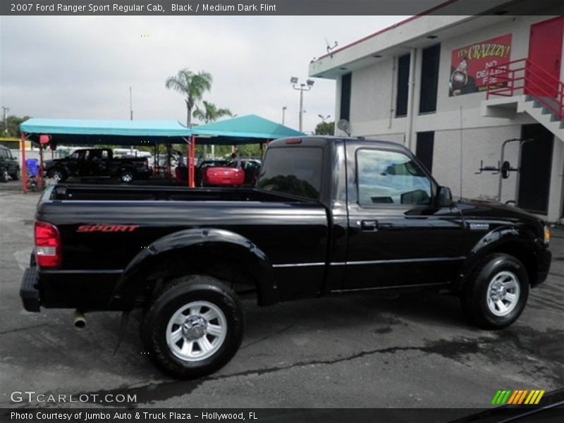 Black / Medium Dark Flint 2007 Ford Ranger Sport Regular Cab