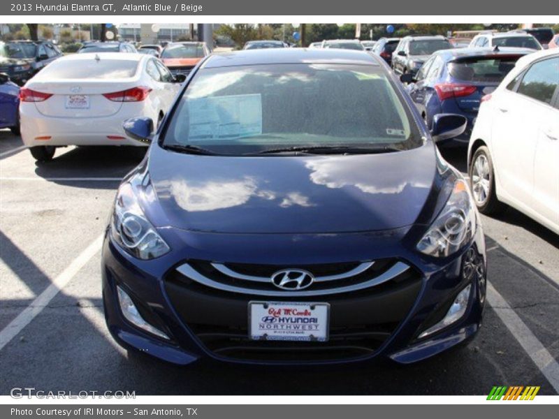 Atlantic Blue / Beige 2013 Hyundai Elantra GT