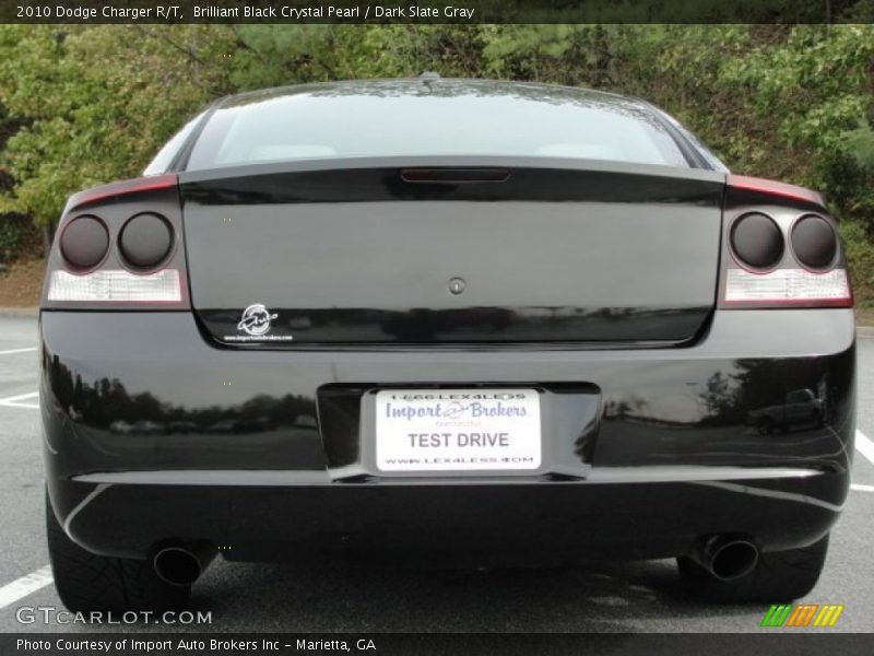 Brilliant Black Crystal Pearl / Dark Slate Gray 2010 Dodge Charger R/T