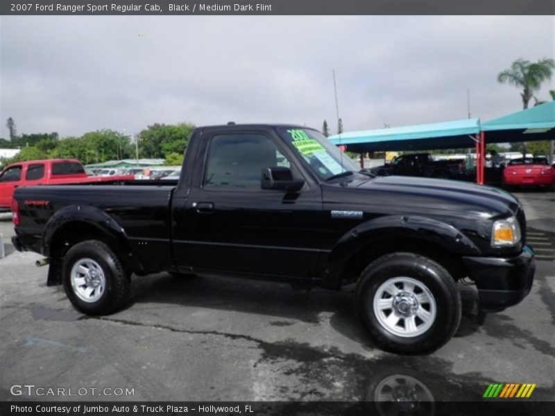 Black / Medium Dark Flint 2007 Ford Ranger Sport Regular Cab