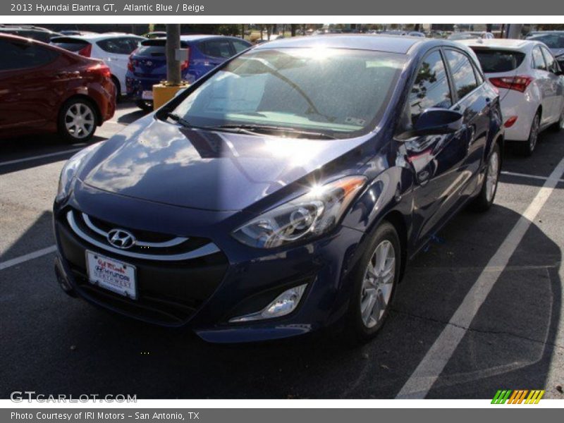 Atlantic Blue / Beige 2013 Hyundai Elantra GT