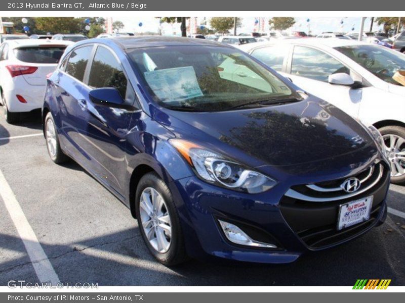 Atlantic Blue / Beige 2013 Hyundai Elantra GT