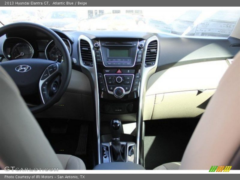 Atlantic Blue / Beige 2013 Hyundai Elantra GT
