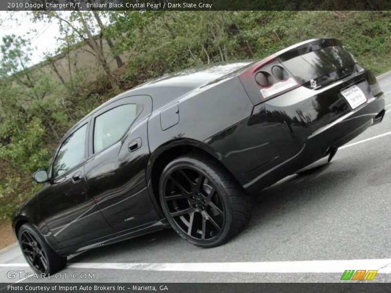 Brilliant Black Crystal Pearl / Dark Slate Gray 2010 Dodge Charger R/T