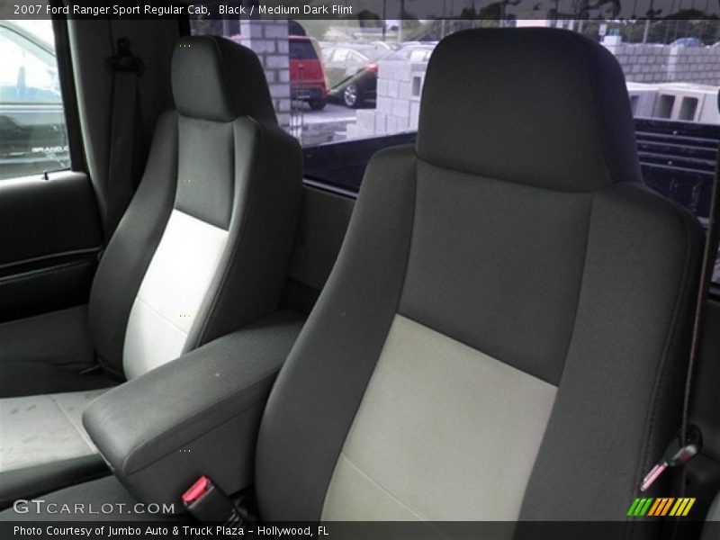Black / Medium Dark Flint 2007 Ford Ranger Sport Regular Cab