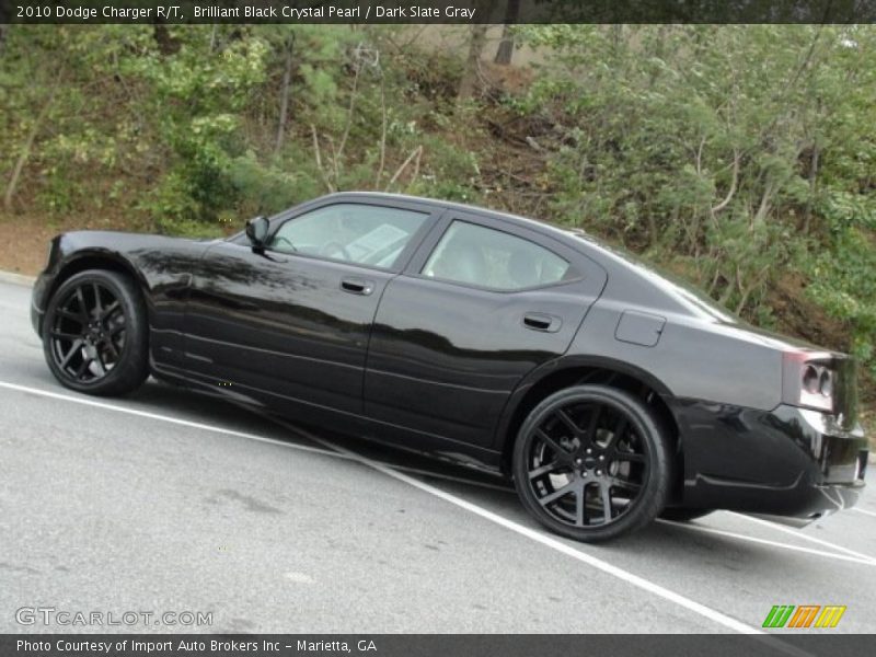 Brilliant Black Crystal Pearl / Dark Slate Gray 2010 Dodge Charger R/T
