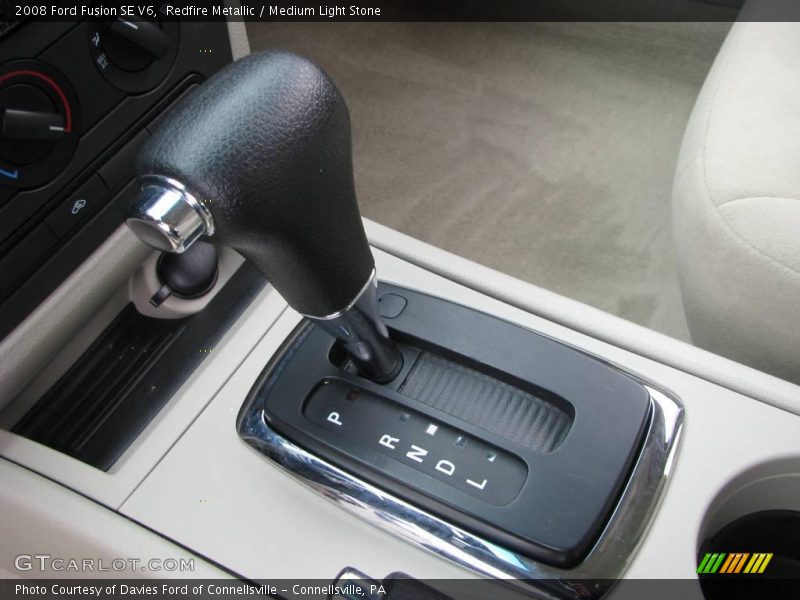 Redfire Metallic / Medium Light Stone 2008 Ford Fusion SE V6