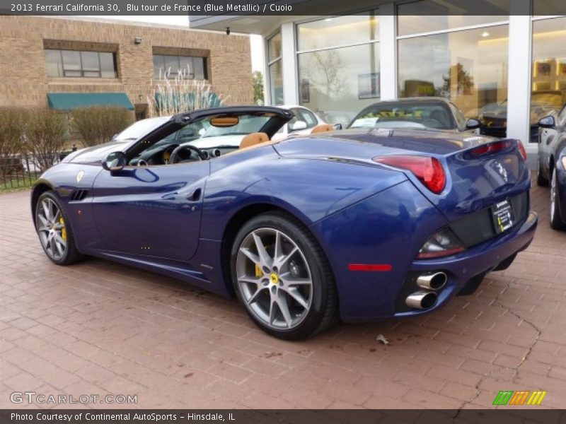 Blu tour de France (Blue Metallic) / Cuoio 2013 Ferrari California 30