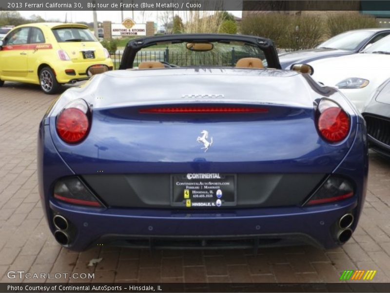 Blu tour de France (Blue Metallic) / Cuoio 2013 Ferrari California 30