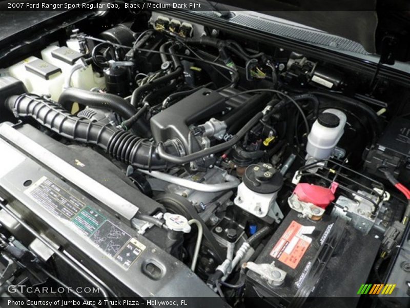 Black / Medium Dark Flint 2007 Ford Ranger Sport Regular Cab
