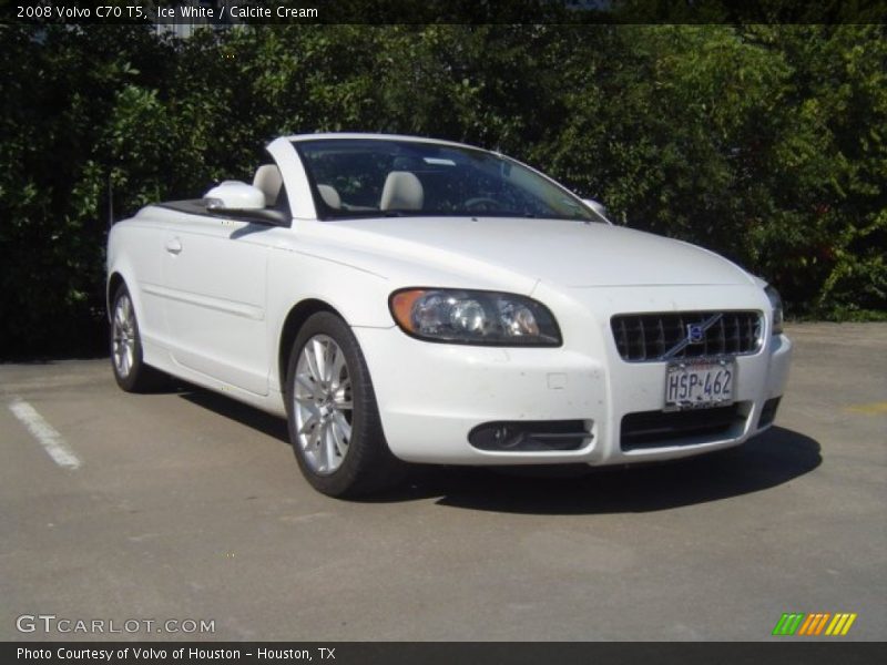 Ice White / Calcite Cream 2008 Volvo C70 T5