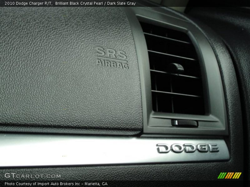 Brilliant Black Crystal Pearl / Dark Slate Gray 2010 Dodge Charger R/T