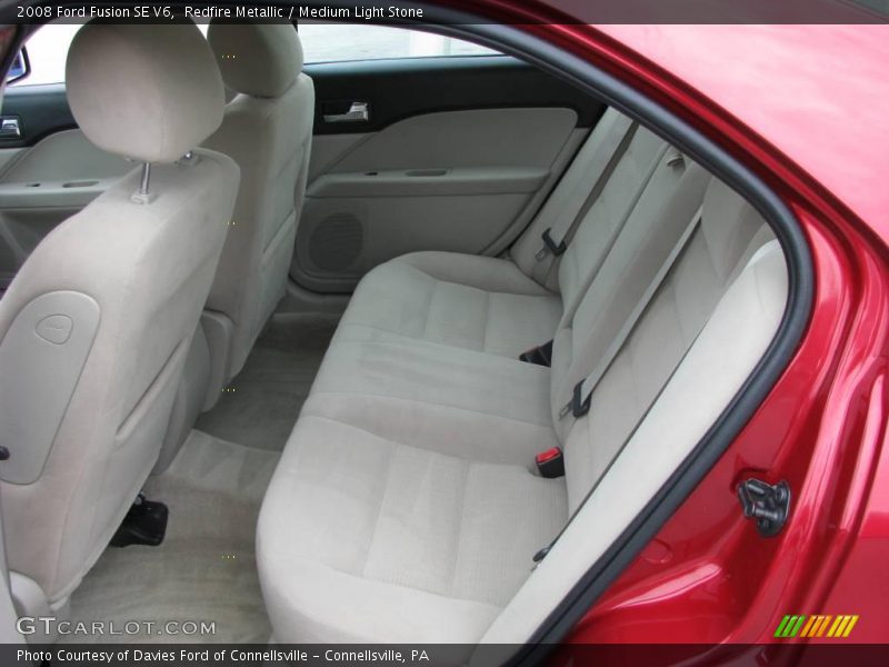 Redfire Metallic / Medium Light Stone 2008 Ford Fusion SE V6