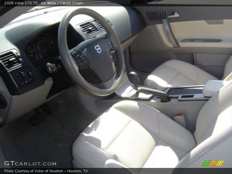 Ice White / Calcite Cream 2008 Volvo C70 T5