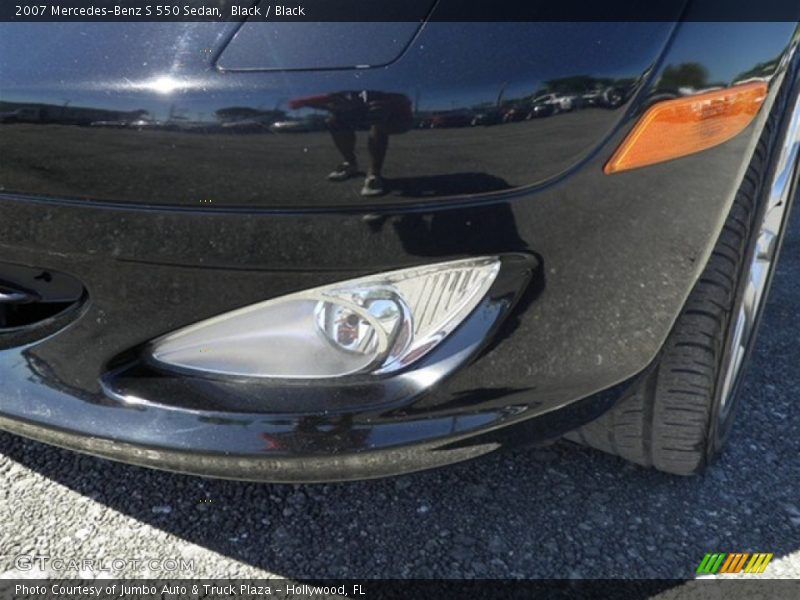 Black / Black 2007 Mercedes-Benz S 550 Sedan