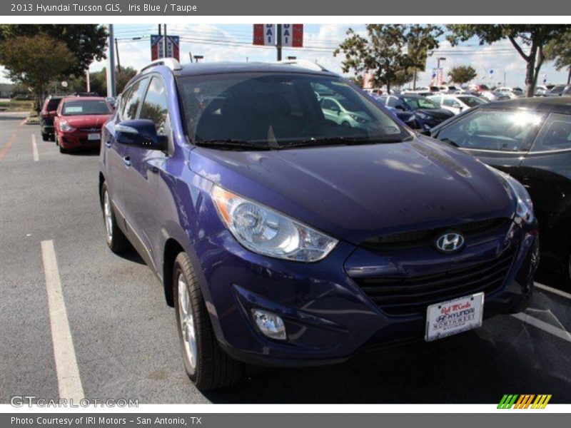 Iris Blue / Taupe 2013 Hyundai Tucson GLS