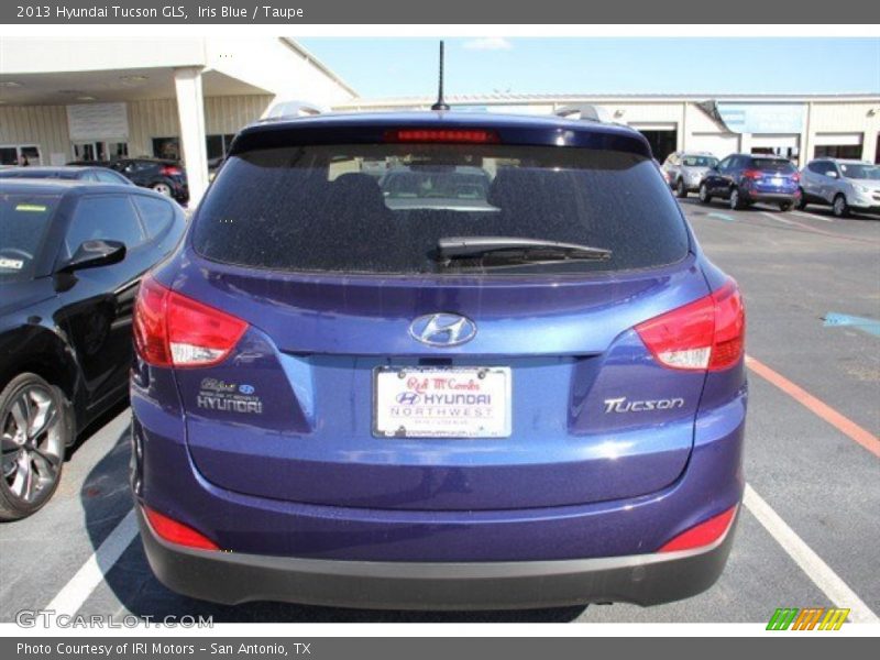Iris Blue / Taupe 2013 Hyundai Tucson GLS