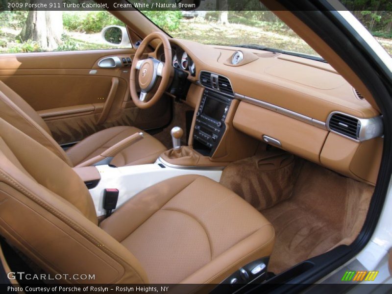  2009 911 Turbo Cabriolet Natural Brown Interior
