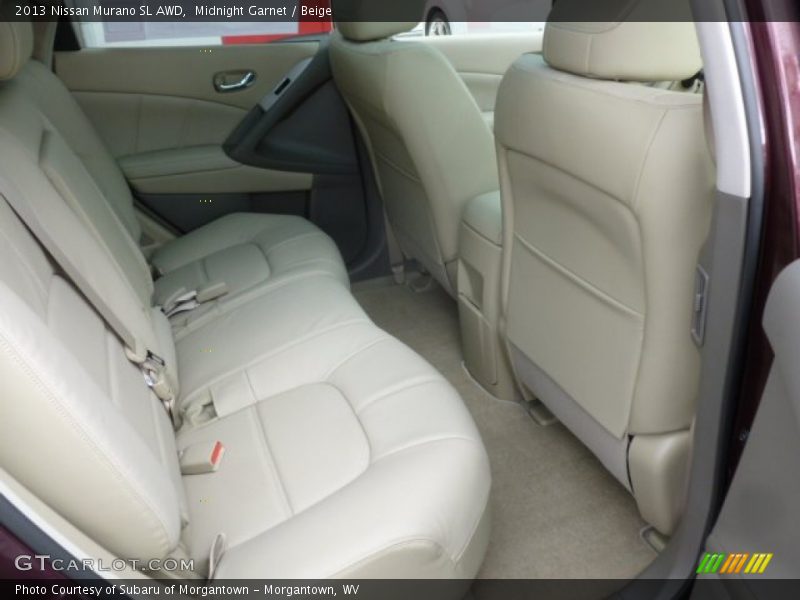 Midnight Garnet / Beige 2013 Nissan Murano SL AWD