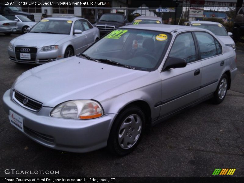 Vogue Silver Metallic / Gray 1997 Honda Civic LX Sedan