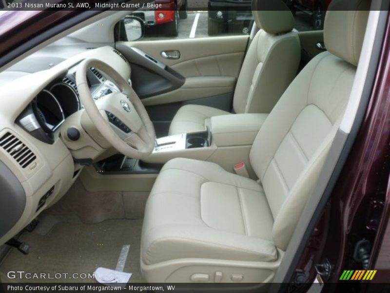  2013 Murano SL AWD Beige Interior
